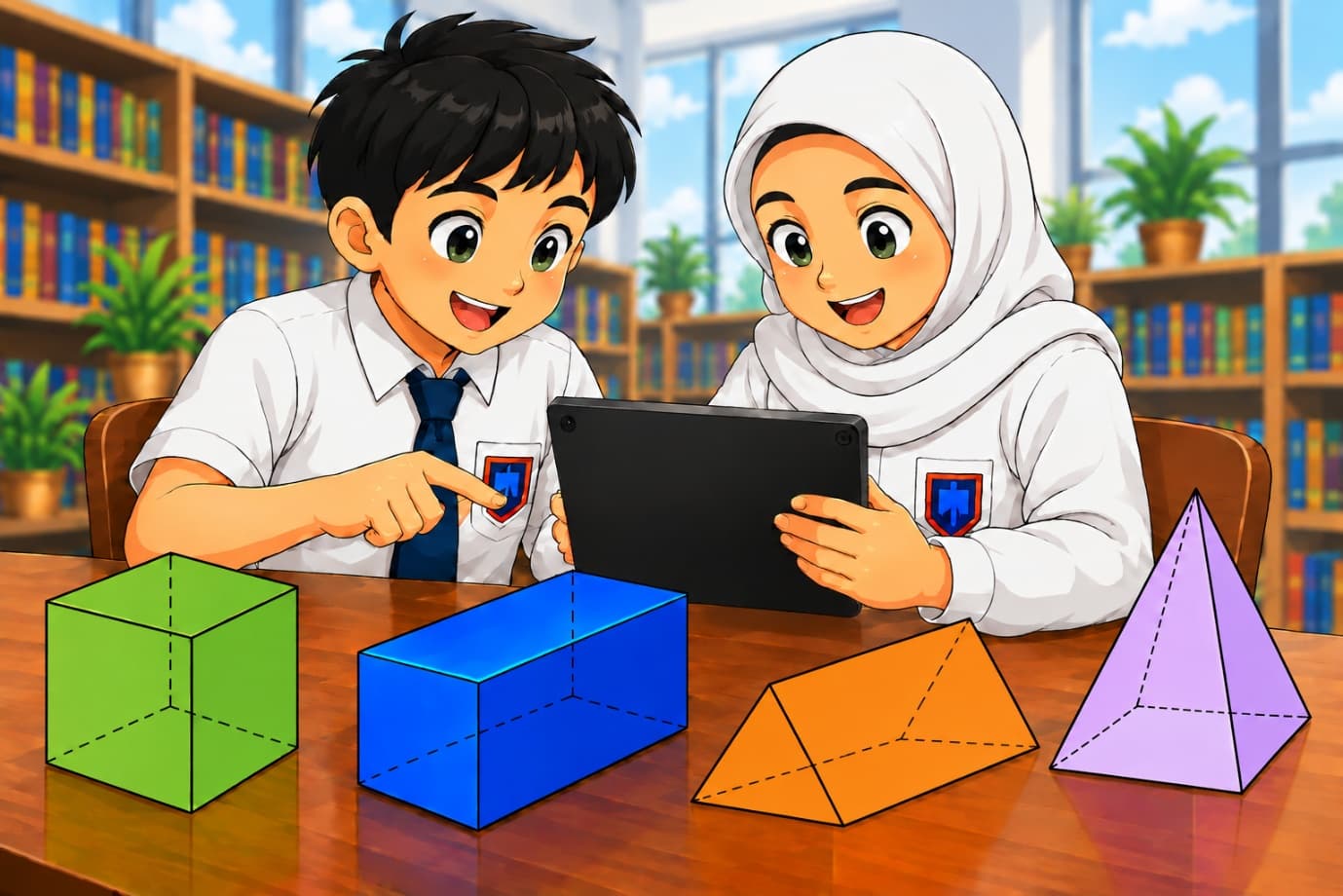 Belajar bersama, eksplorasi bangun ruang