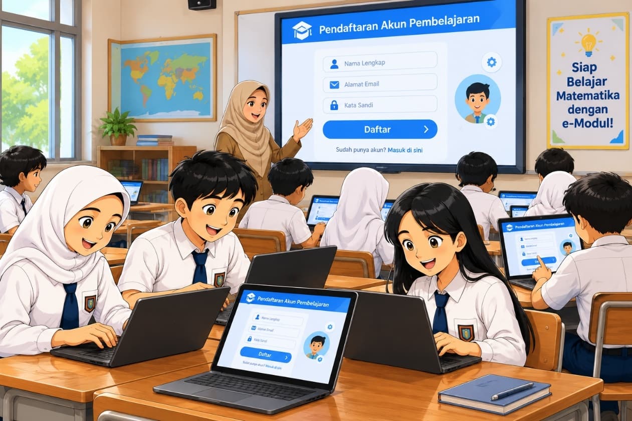 Belajar bersama, eksplorasi bangun ruang